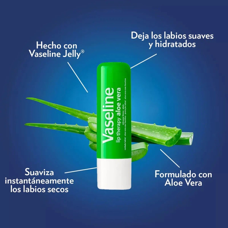Balsamo Labios Vaselina Lip Therapy Aloe Vera Vaseline