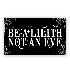 SODAVA [7.5"x4.5"] Be A Lilith Not an Eve Magnet Kindle Book Love Gothic Magnetic Bumper Sticker | Waterproof & Removable | Car, Truck, SUV, Vehicle, Fridge, Toolbox