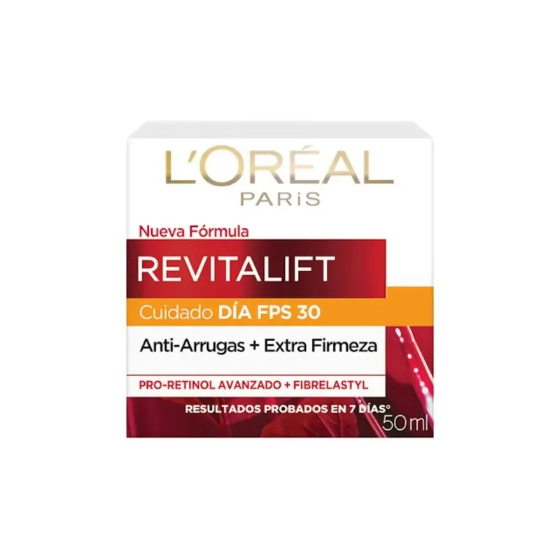 Crema De Día Fps30 L'oréal Paris Revitalift, 50ml Mixta