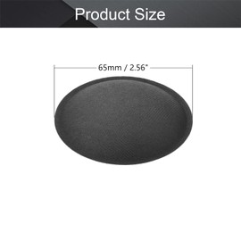 Fielect Speaker Dust Cap 65mm/2.5 inch Diameter Subwoofer Paper Dome Coil Cover Caps 4pcs