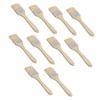 Mipcase 10Pcs Professional Chip Paint Brushes Thickened Bristles for Grilling