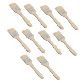 Mipcase 10Pcs Professional Chip Paint Brushes Thickened Bristles for Grilling Art Projects Home Painting Ergonomic Handle for Precision Control and Easy Cleaning