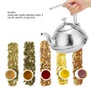 Stainless Steel Teapot with Tea Infuser Thickened NonMagnetic Kettle for