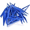 10 Pcs Disposable Tweezers Bulk Pack Blue 5 Inch Plastic