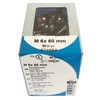 HSI 974664 Carriage Bolt with Nut Galvanised Iron M6 x