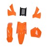 Motorcycle Fairing Cover Kit Orange Front Wheel Mudguard Splash Guard