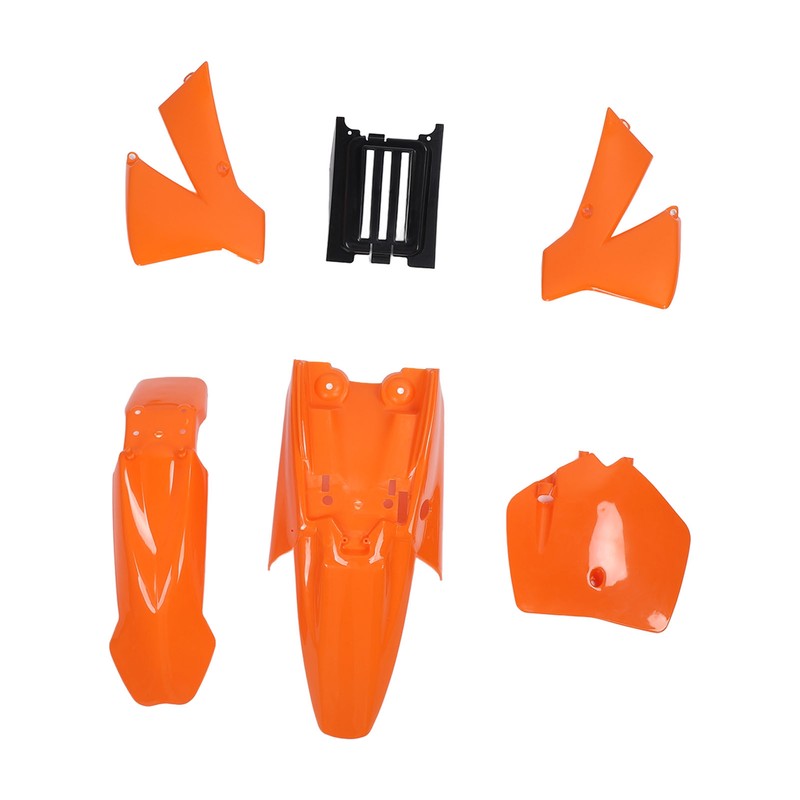 Motorcycle Fairing Cover Kit Orange Front Wheel Mudguard Splash Guard