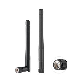 POBADY 2PCS Dual Band WiFi Antenna 2.4GHz 5GHz 5.8GHz Antenna 3dBi MIMO RP-SMA Male Antenna for WiFi Router Wireless LAN Card PCIe Card Router Video Surveillance Monitor