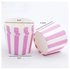 Ai-OUMLEEF Cupcake Cases, 100 Pcs Pink Paper Baking Cups, Disposable,