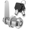 Litensh Thread Tubular Cam Lock 20mm, Mailbox Lock Cabinet Cylinder