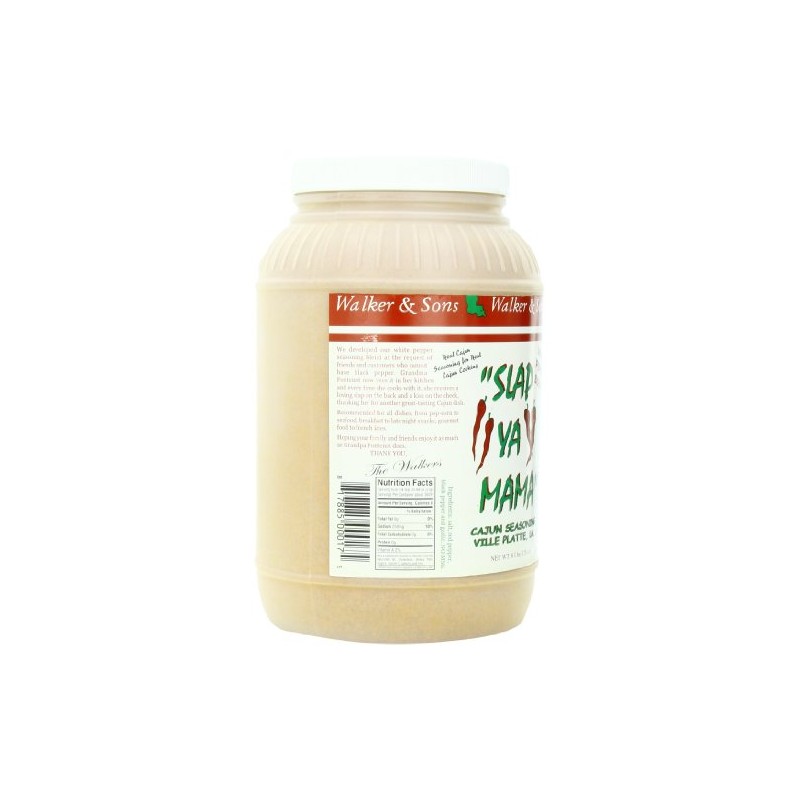 Slap Ya Mama Cajun Seasoning Blend, White Pepper, 8 Pound