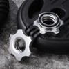 Healeved 2PCS 2.5cm Barbell Collars, Anti-Slip Spins-Lock Clamps for Olympice