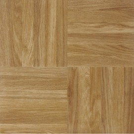 Fingers Medium Oak Vinyl Floor Tiles Self Stick Peek Flooring 12'' x 12'' 1-Pack (20 Pieces)