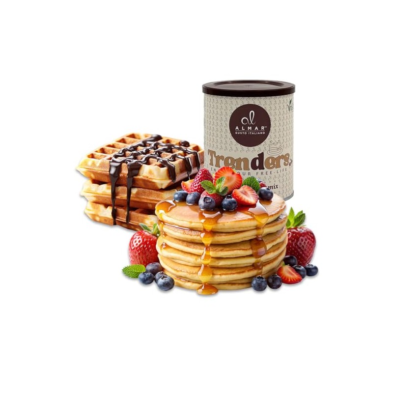 Preparato Almar per Pancake e Waffle Senza Allergeni, Uovo, Glutine