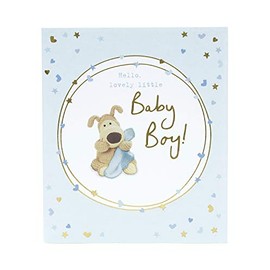 Boofle Baby Boy Congratulations Card - New Baby Card - Sweet Design,137mm x 159mm