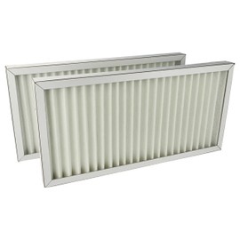 vhbw 2 x Air Filter M5 Compatible with Stiebel-Eltron LWZ 5 S Plus, LWZ 5 CS Premium Fan, Bathroom Fan, Ventilation Device (2 x Fine Dust Filters)
