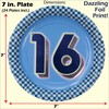 Havercamp Boys 16th Birthday Dessert Plate - 24