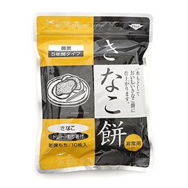 Tokyo Colony Long-Term Storage Food【Shelf Life 5 Years】 Instant Dried Mochi《Soak in Water for 3 Minutes to Eat》 Kinako Mochi HC2461 1 Piece (x 1)