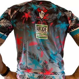 No Bull Jiu Jitsu Rash Guard - Miami Vice Style - XL