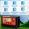 INGQI 100A MPPT Solar Charge Controller 12V 24V Orange LCD