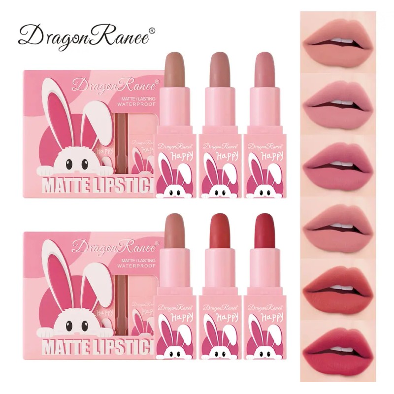 Traje De Lápiz Labial De Conejo Blanco Para Hidratarse
