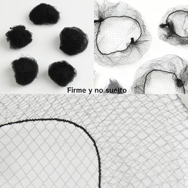 Red de Pelo Tejida, 100 Piezas Redes Invisibles para Cabello, Malla Elástica para Mujeres, Adecuado para Peinados Recogidos, Bailar, Dormir y Cocinar (Rubio)