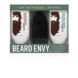 Billy Jealousy Kit Envy Hombres Lavado Control Barba 3oz Cepillo Set Piezas