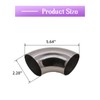 ZYHW OD 3 Inch Stainless Steel Exhaust Bend Tube 90°,