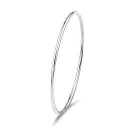 925 Sterling Silver Bangle Bracelet Stackable Bangles for Women