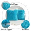 MIULEE Pack of 2 Luxury Faux Fur Fluffy Throw Pillow