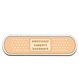 Emotional Support Bookmarks for Book Lovers Men Women Metal Funny Bookmark for Girls Boys Christmas Stocking Stuffers for Adult Women Inspirational Bookmark Gifts Christian Book Mark for Reader