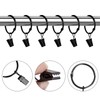 KaiYi Curtain Ring Clips, Curtain Clip Hooks Opening Design, 39mm