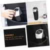 CAXUSD 2pcs Automotive Trash Can with Lid Compact Car Garbage