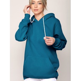 Made By Johnny WSK2375 Hoodie Hoody with Strap Compatible with Airpods Pro/2/1 Anti-Lost Leash String M Teal