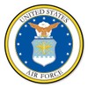 Air Force Large Seal Sticker by Magnet America is 11.5"