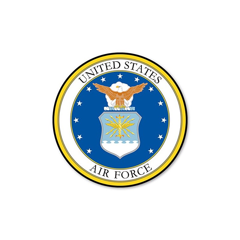 Air Force Large Seal Sticker by Magnet America is 11.5"