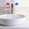 YOKIVE 6 Pcs Hot Cold Water Sticker Label, Sticker Sign