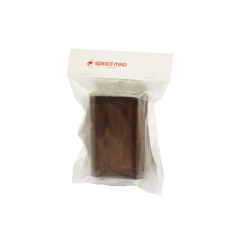 speed mao Stylish Simple Rectangle Toothpick Holder, Brown