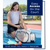 Net & Style Pickleball Bag Women Stylish Tote Large Capacity