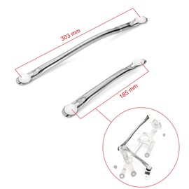 LST Wiper linkage repair kit, drive rod set, front CR-V II RD