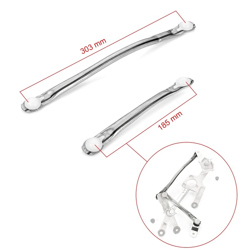 LST Wiper linkage repair kit, drive rod set, front CR-V