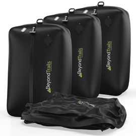BeyondTrails 3 Pack Vacuum Compression Packing Cubes for Clothes | Travel Bag | Vacuum Storage Bags | Suitcase Travel Accessories Packing Organiser | Plane Essentials | Luggage Gear