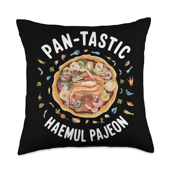 Haemul Pajeon Asian Food Foodie Korean Savory Pancake Throw Pillow