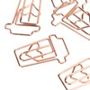 100pcs Paper Clips Innovative Cute Rose Coffee Cup Shape Reusable