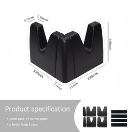 4PCS Car Storage Organizer Trunk Blocks for Boot Felt Carpet,Free Association Car Cargo Organizer Block,Multipurpose Car Organizers and Storage for Most Car/Truck/SUV