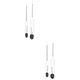 Alipis 2 Sets Glass Milk Lactometer and Sugar Hydrometer Measuring Tool for Lactate Testing and Scale Portable Design for Home and Commercial Use