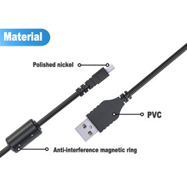Master Cables Replacement Pentax I-USB7 I-USB17 I-USB33 Charging and Data Transfer Cable Lead for Pentax Ricoh GR Digital IV, Pentax Optio and Other Pentax Cameras