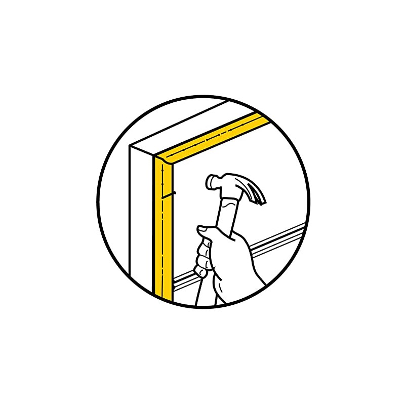 M-D Building Products 03822 30ft. (White) Durable Garage Door Seal