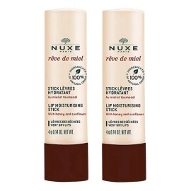 Nuxe Rêve De Miel Dúo Stick Labios 2x4gr - Hidrata Y Repara