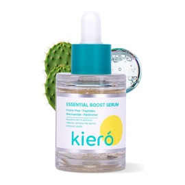 KIERO - Serum Facial Hidratante, Suero coreano con niacinamida, péptidos, pantenol y nopal, textura ligera de rápida absorción para piel opaca, hidratación diaria y apoyo a la barrera cutánea 30 ml